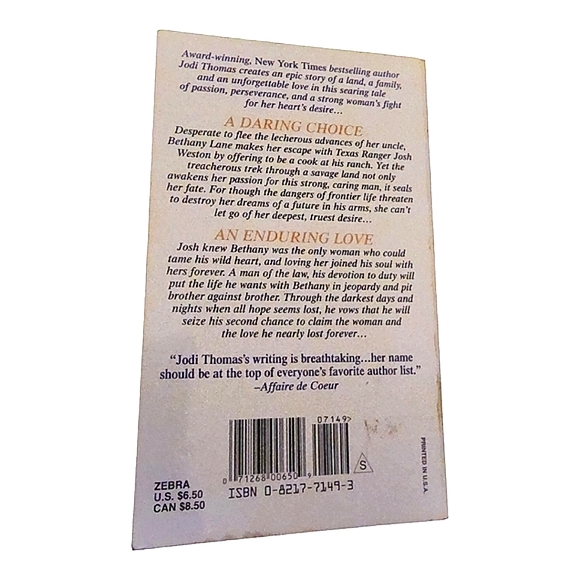 CLEARANCE 💕Beneath the Texas Sky by Jodi Thomas Paperback Book - Picture 2 of 2